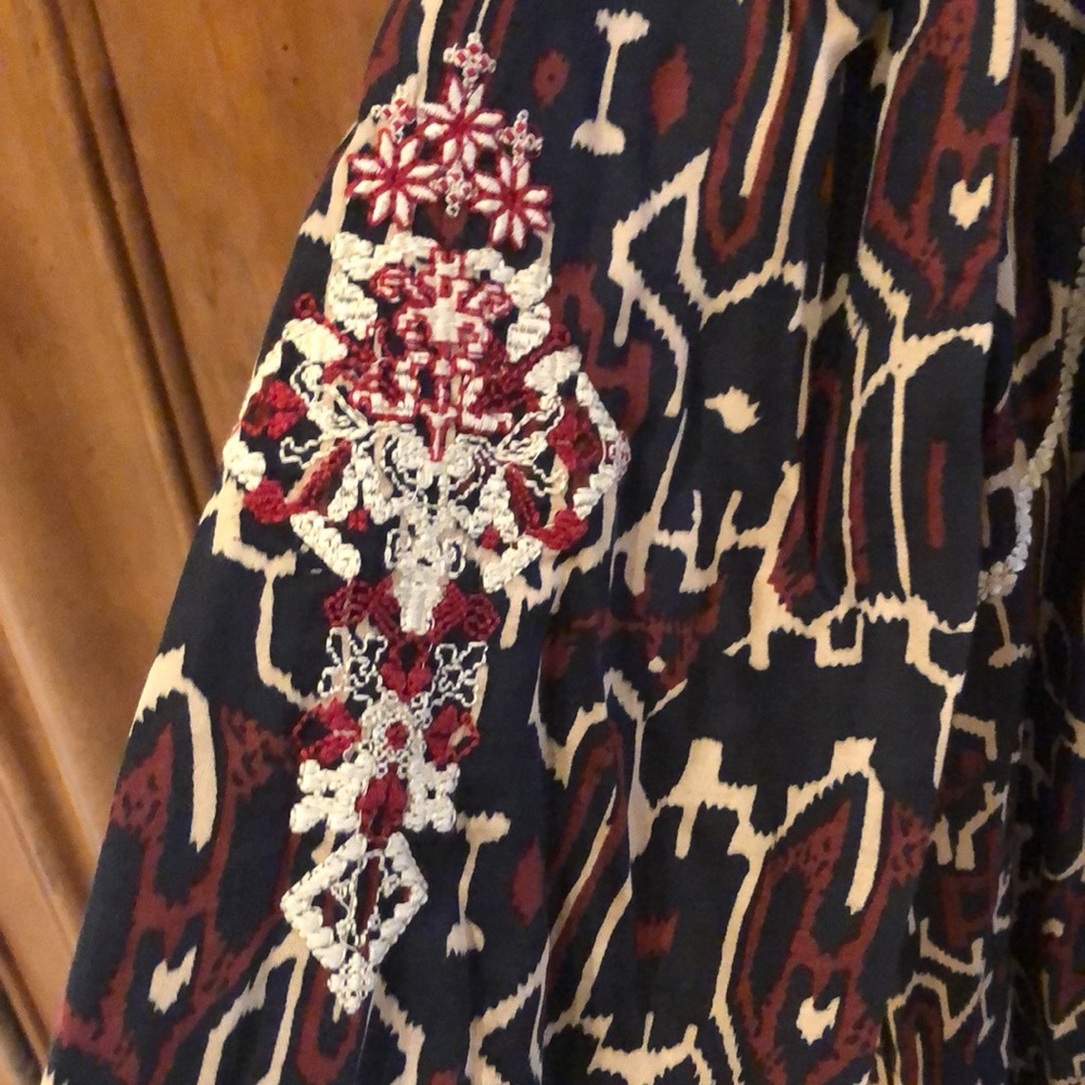Anthropologie Maeve Veda Embroidered Blouse - Picture 9 of 13